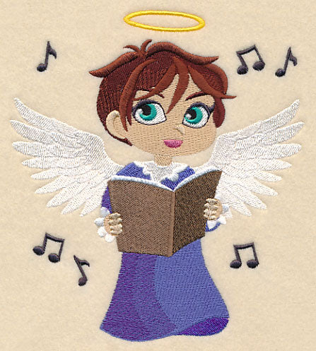 Christmas Chorus Angel with Song Book
