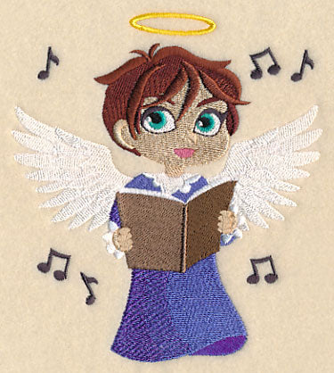 Christmas Chorus Angel with Song Book