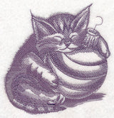 Kitten and Ornament Sketch