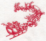 Santa's Flight Sketch