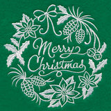 Merry Christmas Medallion (Whitework)