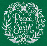 Peace on Earth Medallion (Whitework)