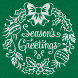 Season's Greetings Medallion (Whitework)