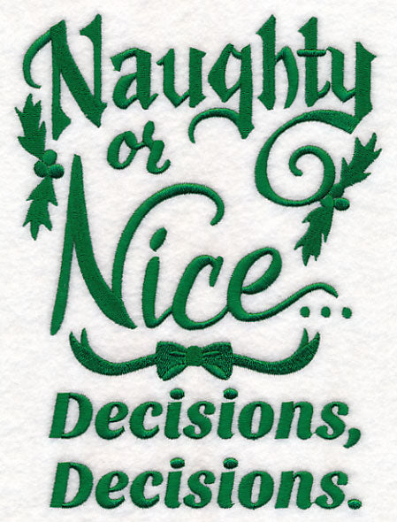 Naughty or Nice...Decisions, Decisions