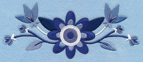 Midwinter Blues Bouquet Border 1