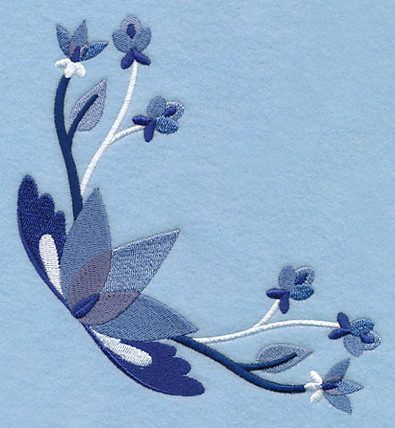 Midwinter Blues Bouquet Corner