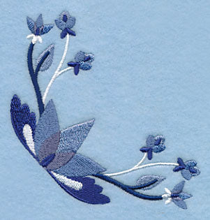 Midwinter Blues Bouquet Corner