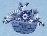 Midwinter Blues Bouquet Basket