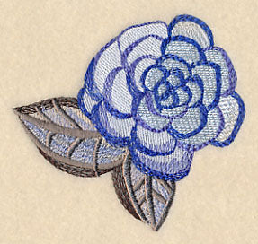 Wintry Flower in Watercolor