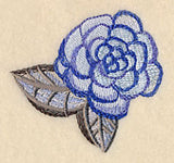 Wintry Flower in Watercolor