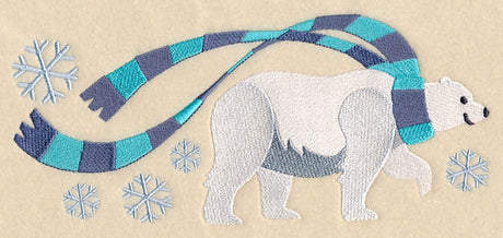 Wrapped Up in Winter Polar Bear