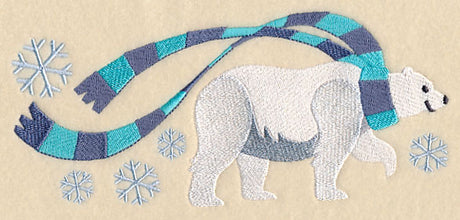 Wrapped Up in Winter Polar Bear