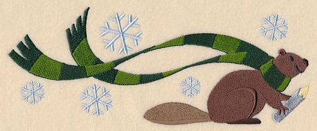 Wrapped Up in Winter Beaver