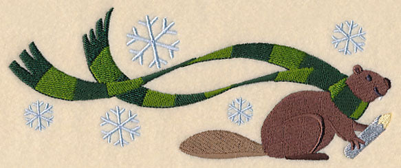 Wrapped Up in Winter Beaver