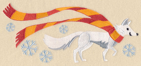 Wrapped Up in Winter Arctic Fox