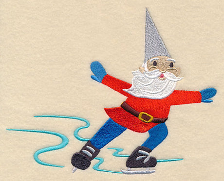 Winter Gnome Ice Skating
