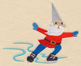 Winter Gnome Ice Skating