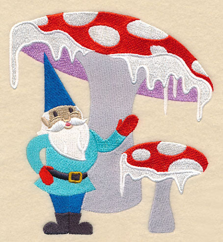Winter Gnome and Icicles