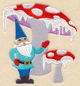 Winter Gnome and Icicles