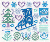 Scandinavian Ice Skate Panel