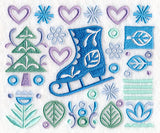 Scandinavian Ice Skate Panel