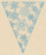 Winter Bunting - Snowflakes