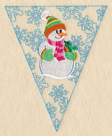 Winter Bunting - Snowman
