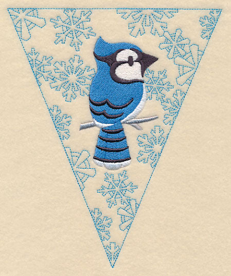 Winter Bunting - Blue Jay