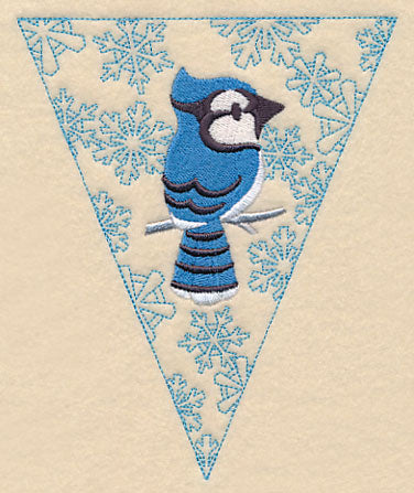 Winter Bunting - Blue Jay