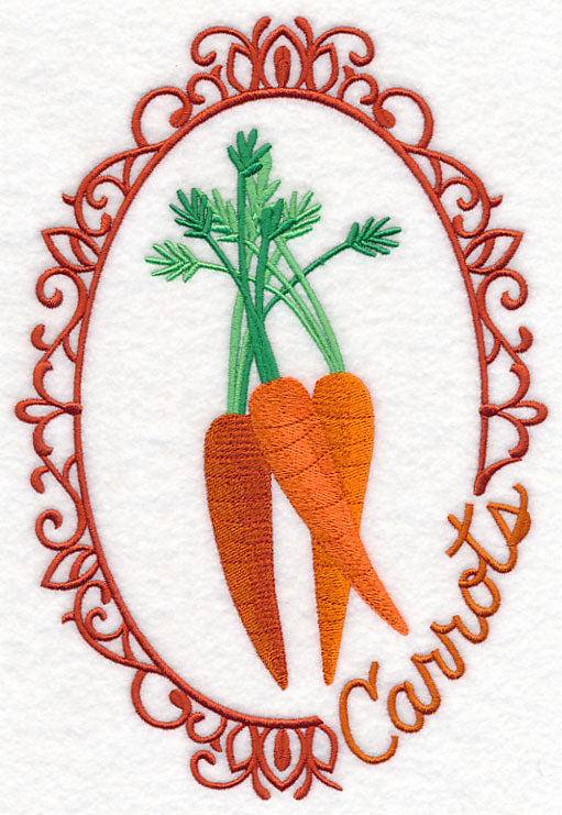 Vegetable Cameo - Carrots