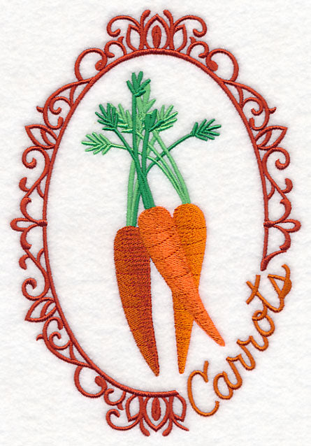 Vegetable Cameo - Carrots