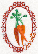Vegetable Cameo - Carrots