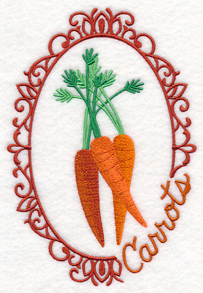 Vegetable Cameo - Carrots