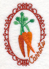 Vegetable Cameo - Carrots
