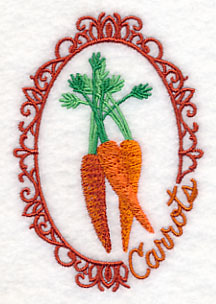Vegetable Cameo - Carrots