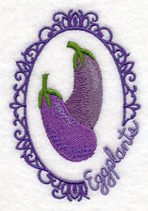 Vegetable Cameo - Eggplants