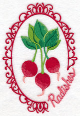 Vegetable Cameo - Radishes