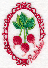 Vegetable Cameo - Radishes