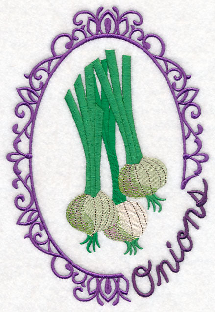 Vegetable Cameo - Onions