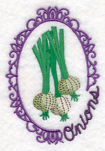 Vegetable Cameo - Onions