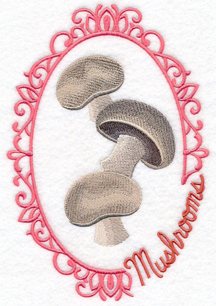 Vegetable Cameo - Mushrooms