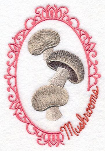 Vegetable Cameo - Mushrooms