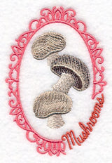 Vegetable Cameo - Mushrooms