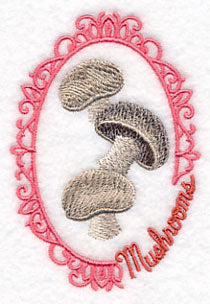 Vegetable Cameo - Mushrooms