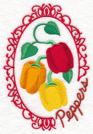 Vegetable Cameo - Peppers