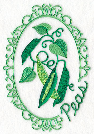 Vegetable Cameo - Peas