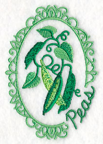 Vegetable Cameo - Peas