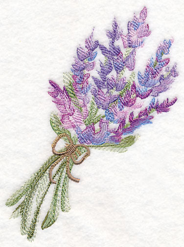 Lavender Bouquet in Watercolor