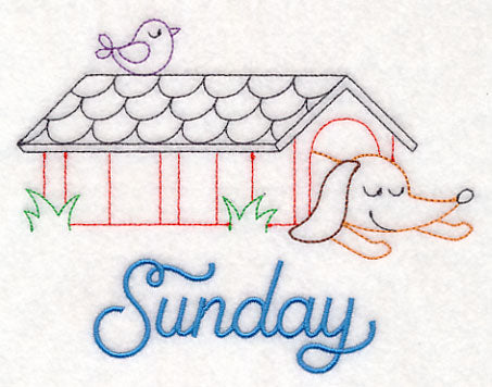 Sunday Dachshund (Vintage)