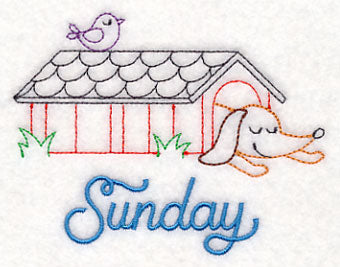 Sunday Dachshund (Vintage)